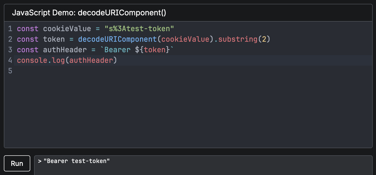 Example of decoding the keystone.sid value